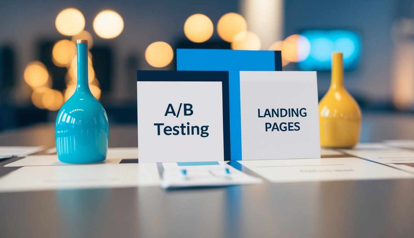 A/B testing of landing pages for conversion optimization, CTA optimization, and user experience